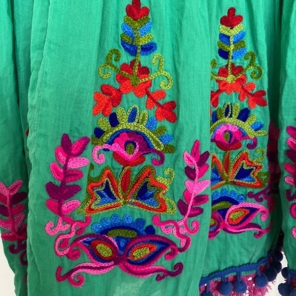 Lula Soul Embroidered Sleeveless Dress, Size Small - Picture 5 of 11